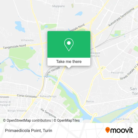 Primaedicola Point map