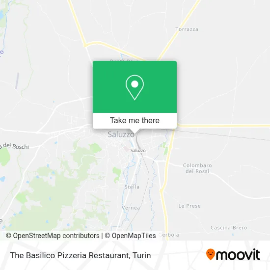 The Basilico Pizzeria Restaurant map