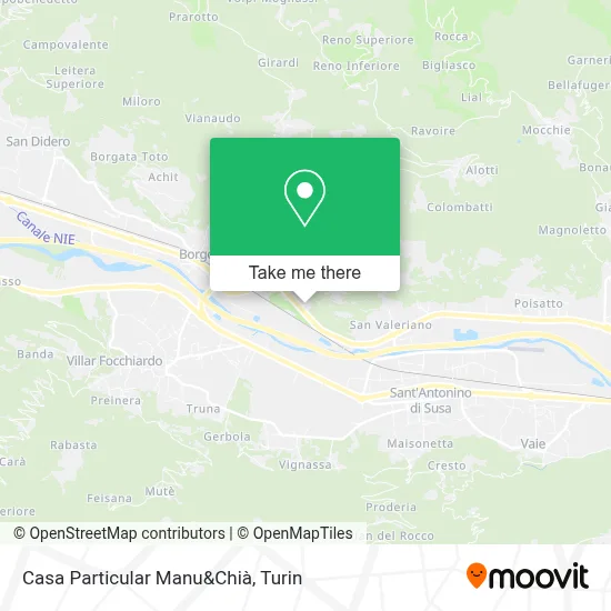 Casa Particular Manu&Chià map