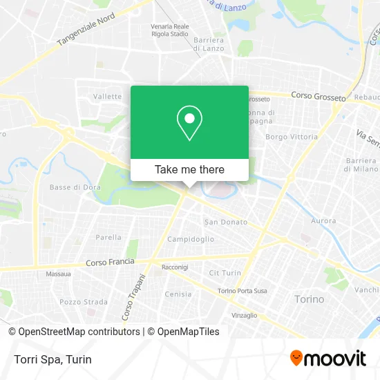 Torri Spa map