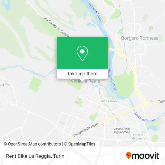 Rent Bike La Reggia map