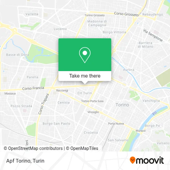 Apf Torino map
