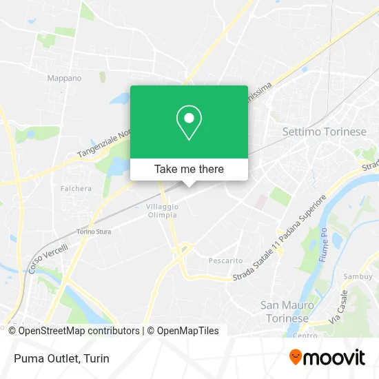 Puma Outlet map