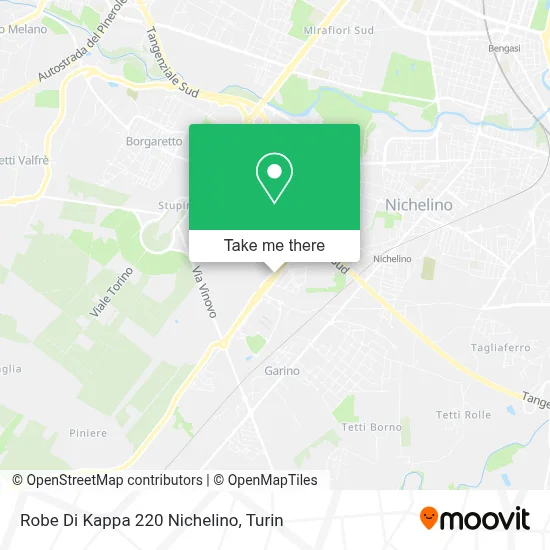 Robe Di Kappa 220 Nichelino map