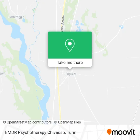 EMDR Psychotherapy Chivasso map