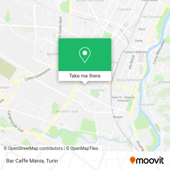 Bar Caffe Mania map