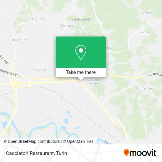Cacciatori Restaurant map