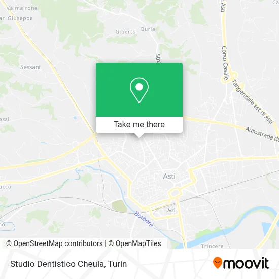 Studio Dentistico Cheula map