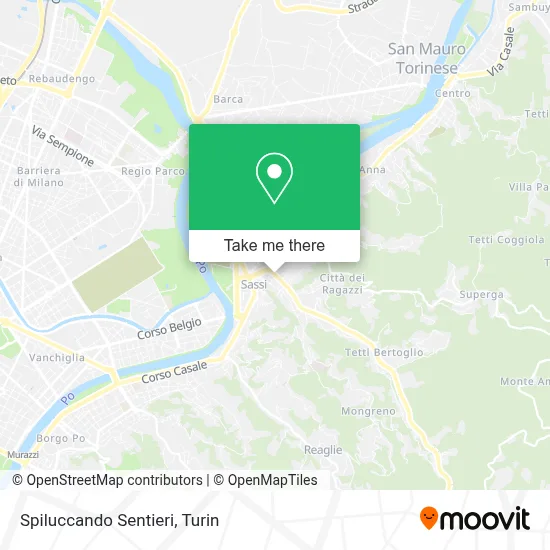 Spiluccando Sentieri map