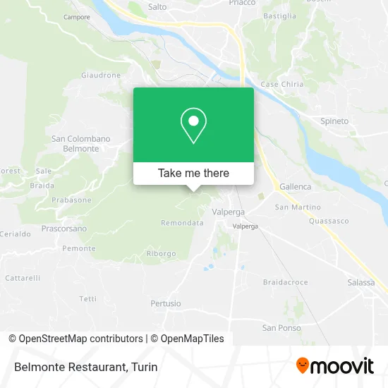 Belmonte Restaurant map