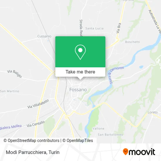 Modì Parrucchiera map