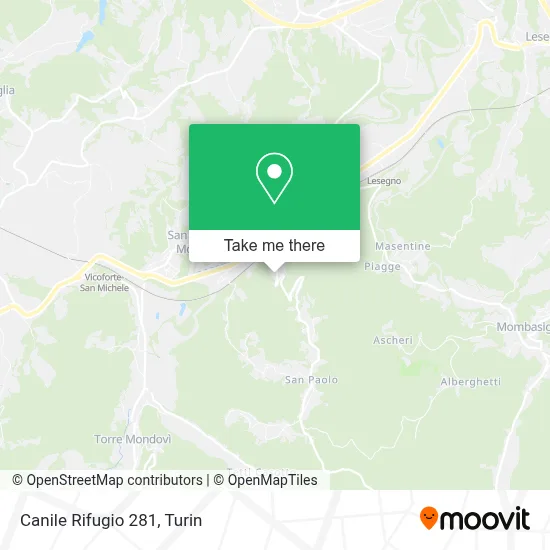 Canile Rifugio 281 map