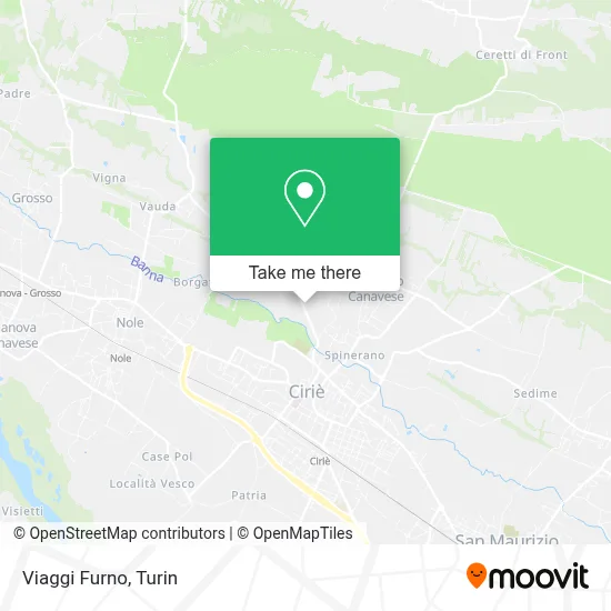 Viaggi Furno map