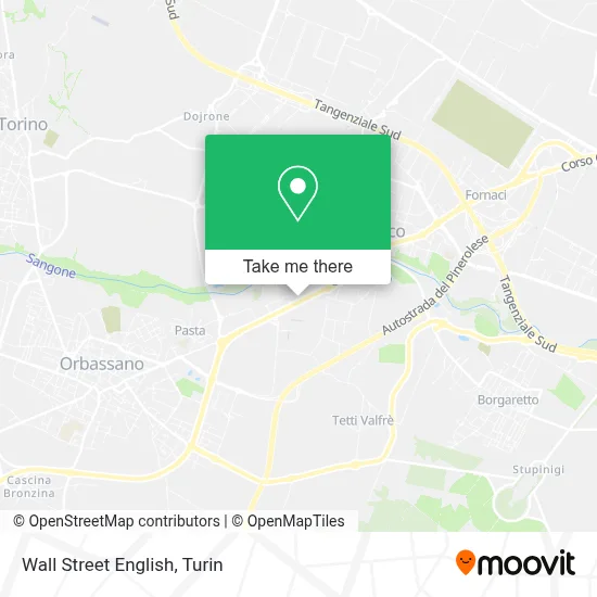 Wall Street English map