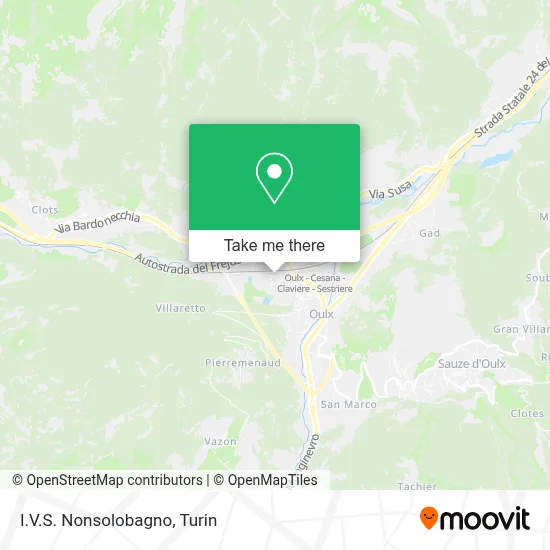 I.V.S. Nonsolobagno map