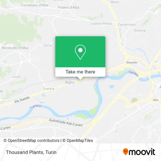 Thousand Plants map