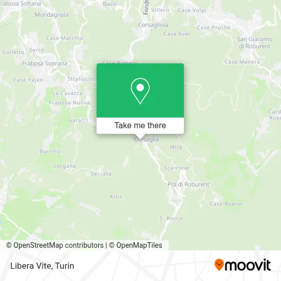Libera Vite map