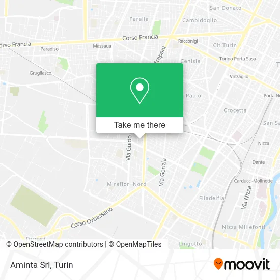 Aminta Srl map