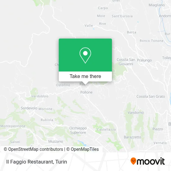 Il Faggio Restaurant map