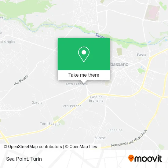 Sea Point map