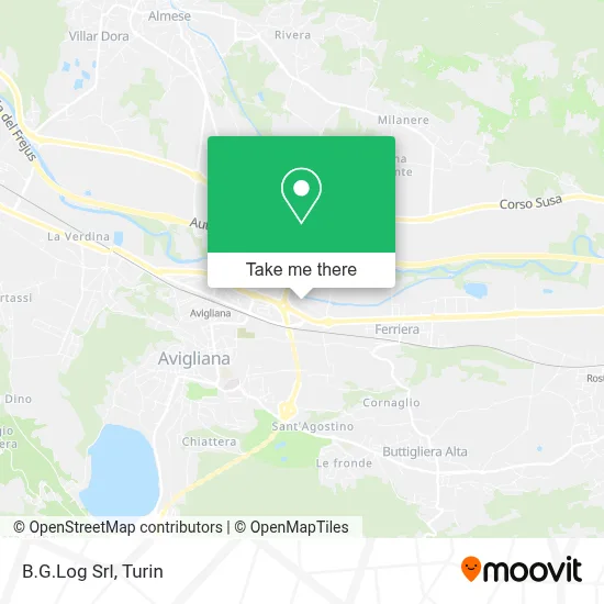 B.G.Log Srl map