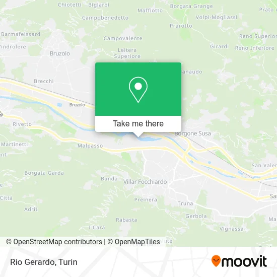 Rio Gerardo map