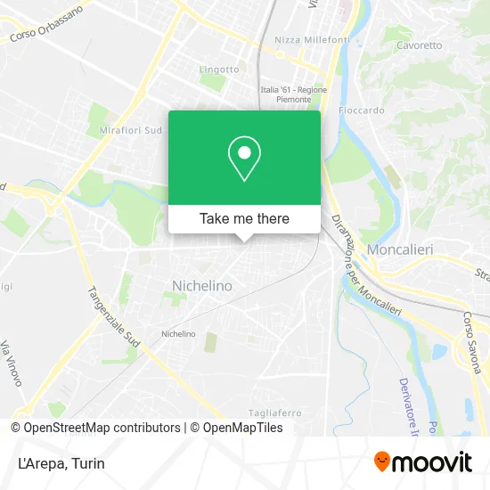 L'Arepa map