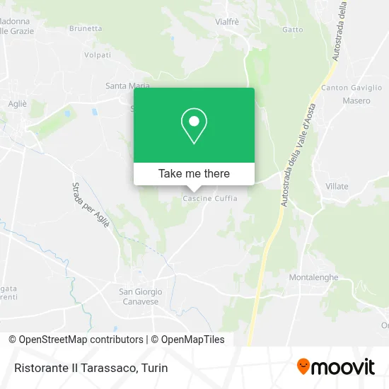 Ristorante Il Tarassaco map