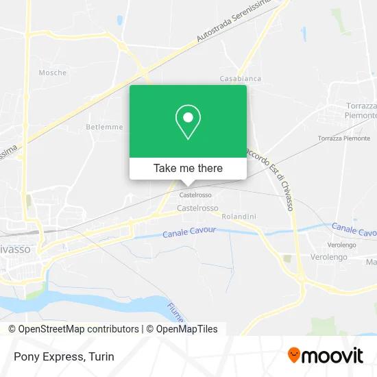 Pony Express map