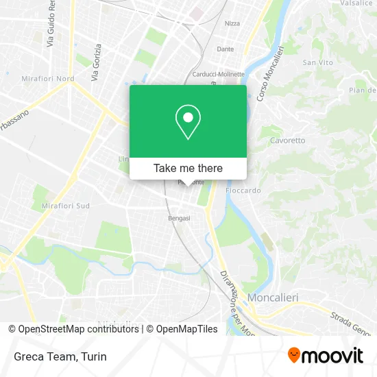 Greca Team map