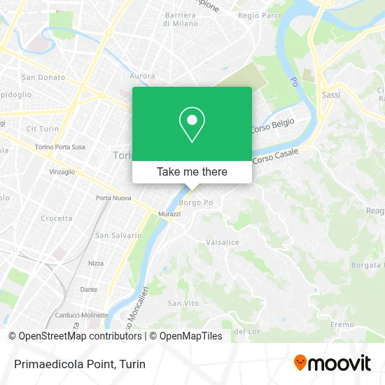 Primaedicola Point map