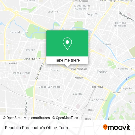 Republic Prosecutor's Office map