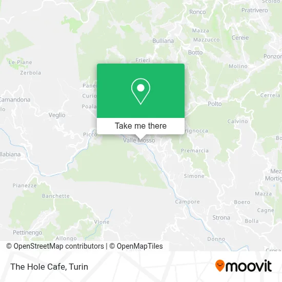 The Hole Cafe map