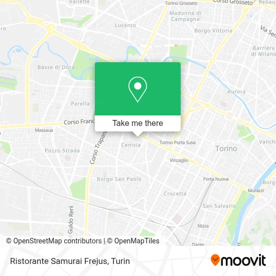 Ristorante Samurai Frejus map