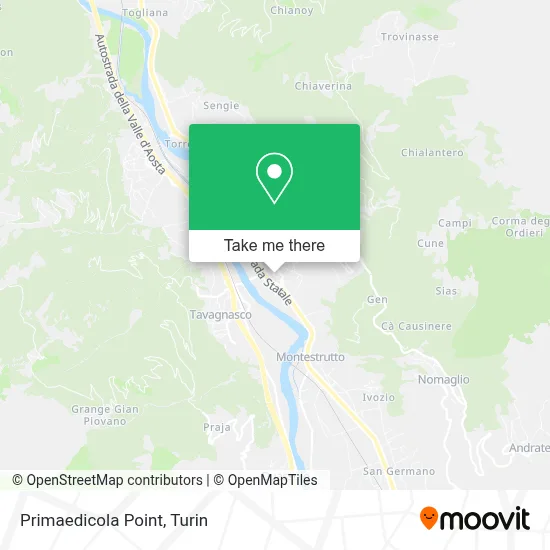 Primaedicola Point map