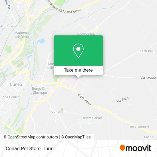 Conad Pet Store map