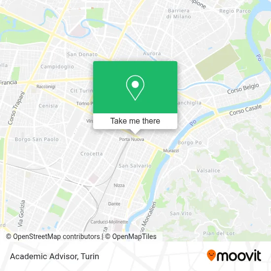 Academic Advisor map