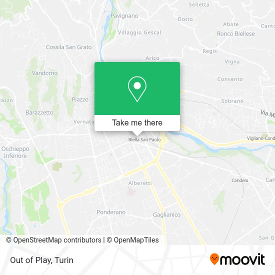 Out of Play map