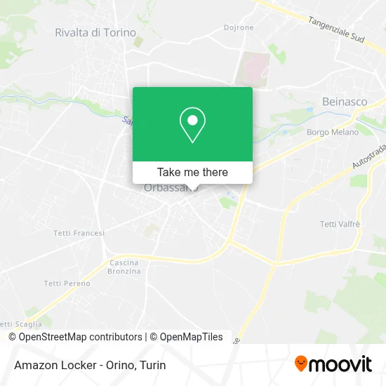 Amazon Locker - Orino map