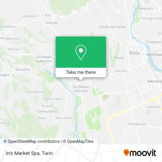 In's Market Spa map