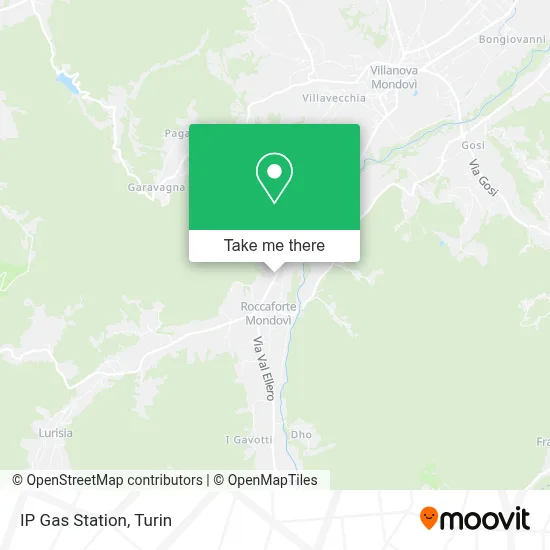 IP Gas Station map