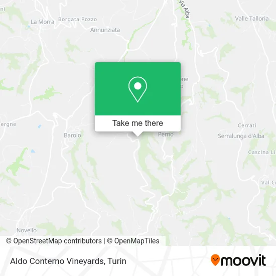 Aldo Conterno Vineyards map