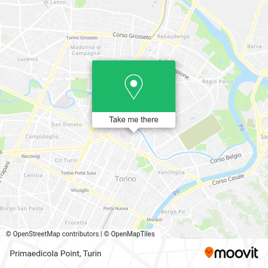 Primaedicola Point map