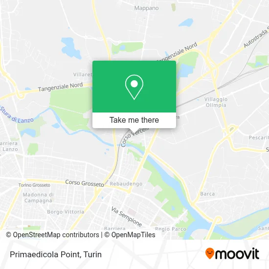 Primaedicola Point map