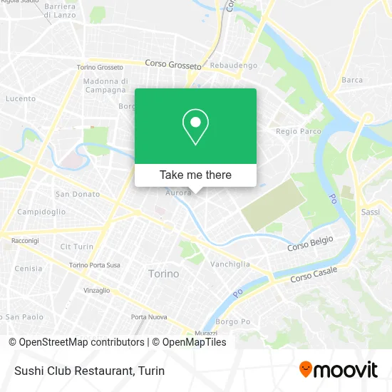 Sushi Club Restaurant map