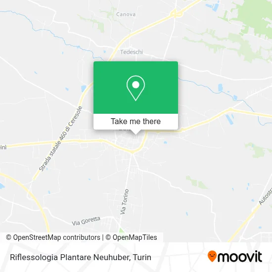 Riflessologia Plantare Neuhuber map