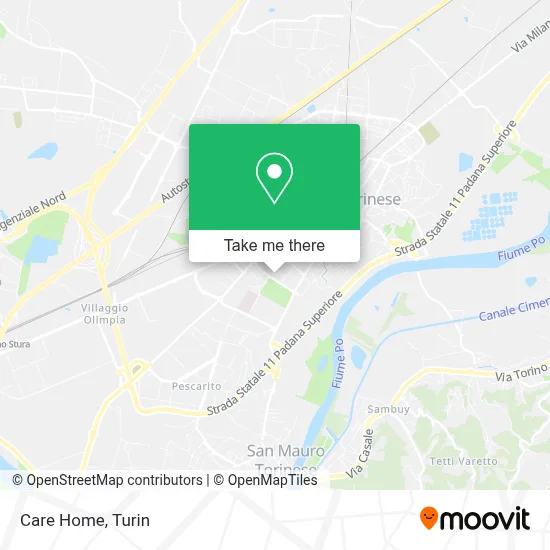 Care Home map