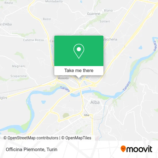Officina Piemonte map