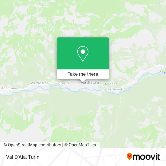 Val D'Ala map