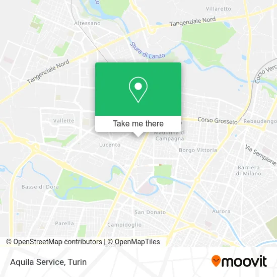 Aquila Service map